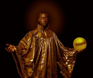 Photo of Saint Benedict by the artist Omar Victor Diop