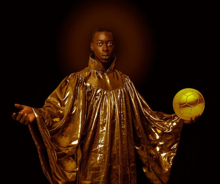 Photo of Saint Benedict by the artist Omar Victor Diop